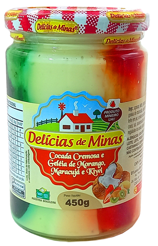 Cocada Cremosa Colorida