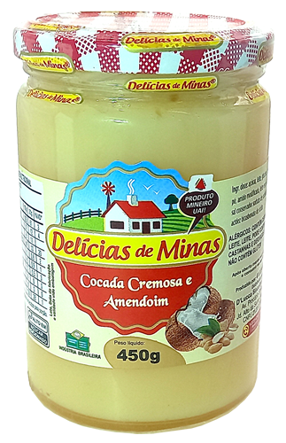 Cocada Cremosa com Amendoim