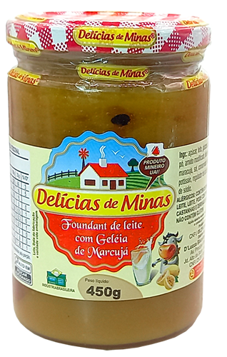 Doce Pastoso com Leite e  Geléia de Maracujá