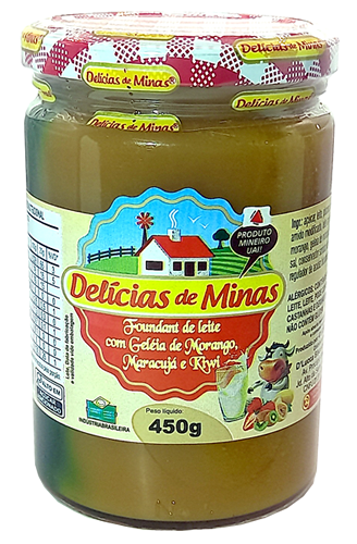 Doce Pastoso com Leite e Geléia Colorida