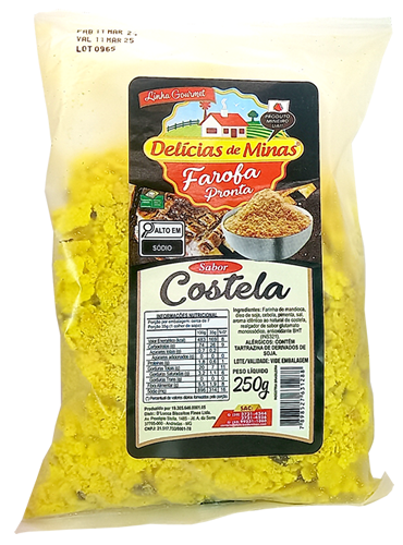 Farofa com Costela